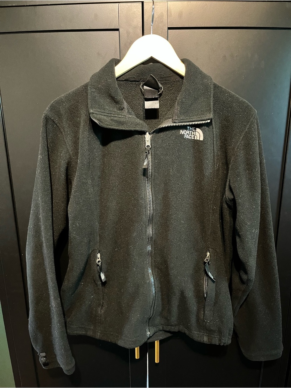 The North Face Black Full Zip Fleece Jacket Women’s Vintage Outdoor